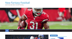 Desktop Screenshot of newfantasyfootball.com